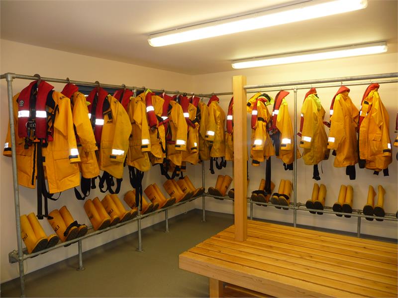 Inside Newhaven Lifeboat Station 5 August 2011