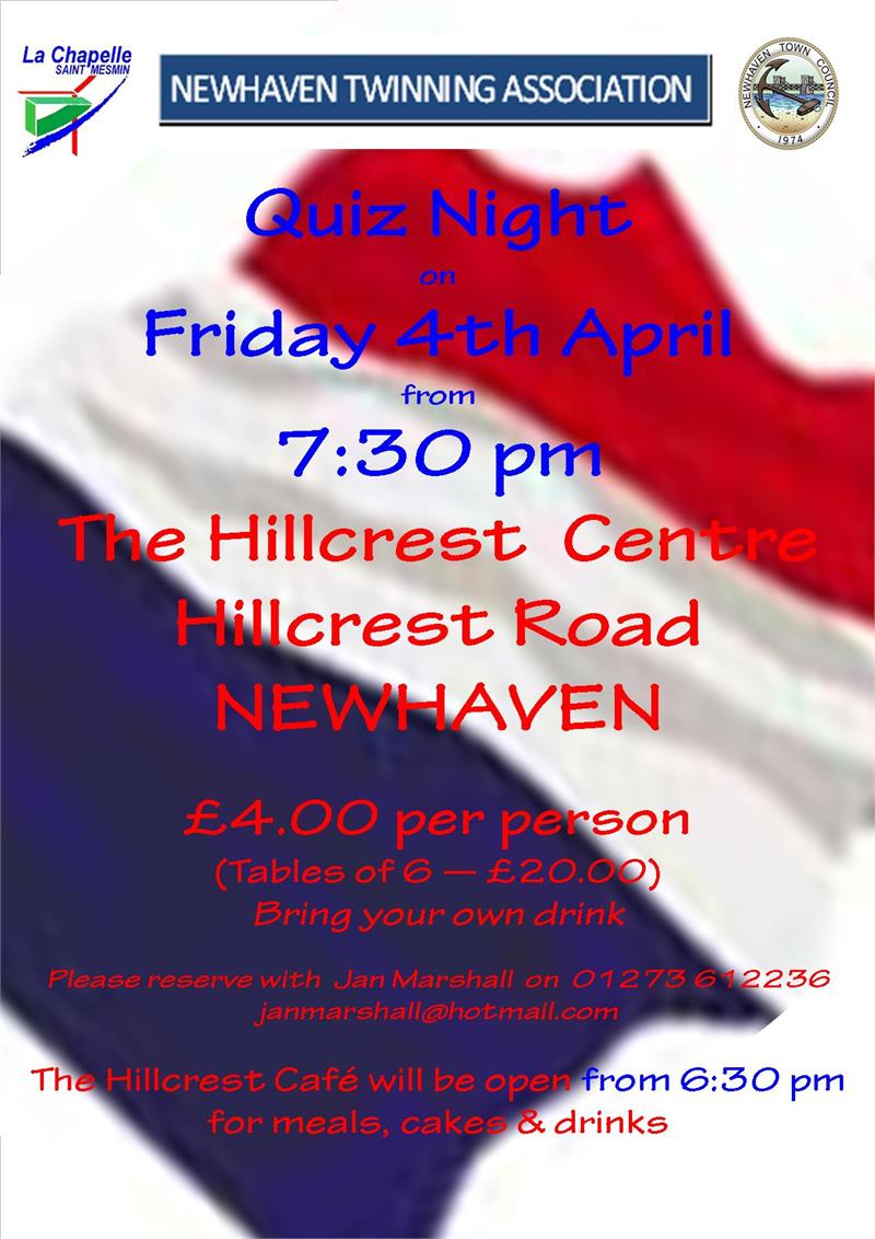 NTA Quiz Night Poster