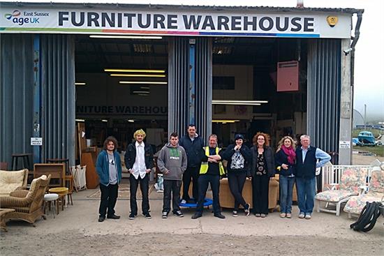 NEW FURNITURE RECYCLING WAREHOUSE IN NEWHAVEN